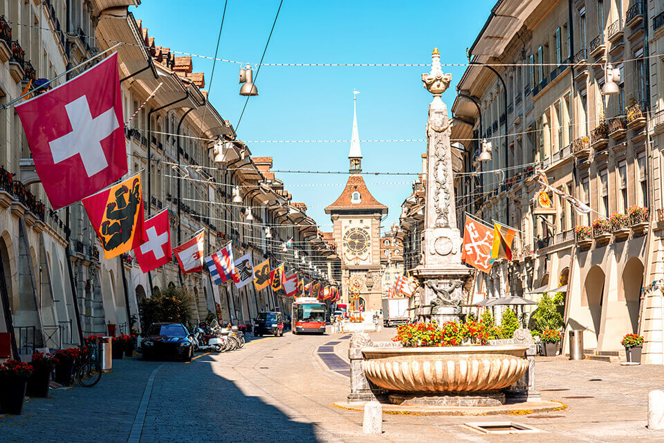 street in Switzerland