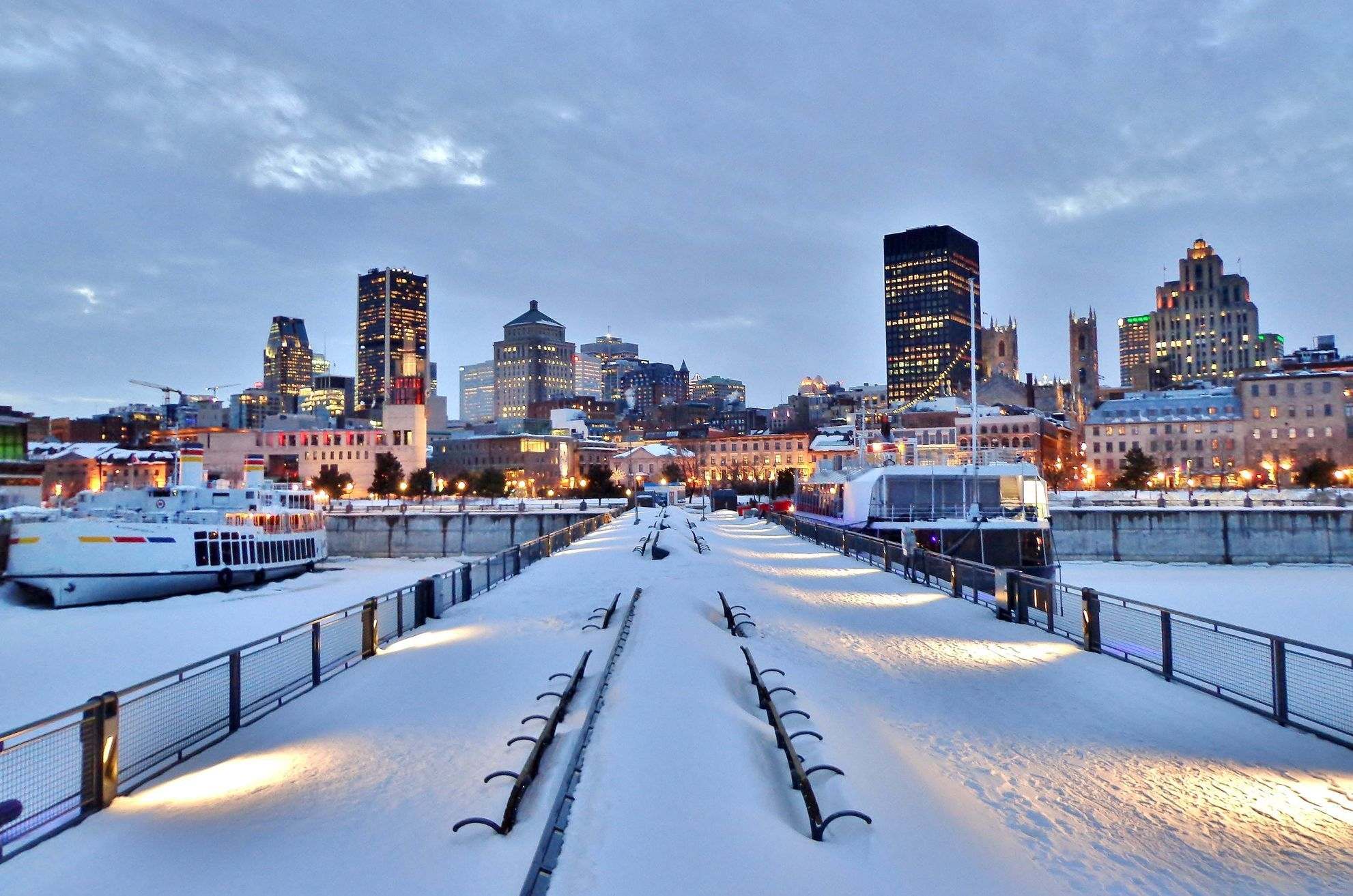 Montreal during the winter